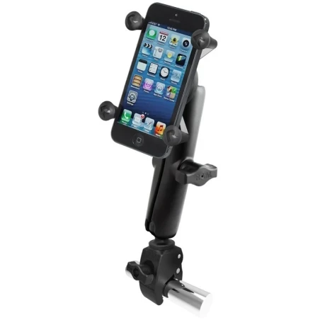 X-Grip Klemm-Halterung für Smartphones bis 82,6 mm Breite -  (1 Zoll), Tough-Claw klein (Durchmesser 15,9-29,0 mm)