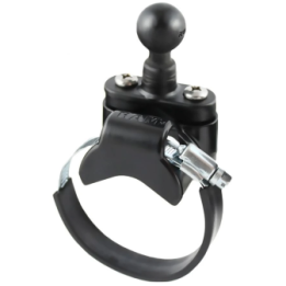 V-base with pipe clamp - (1 inch), diameter 39.9-80.0 mm