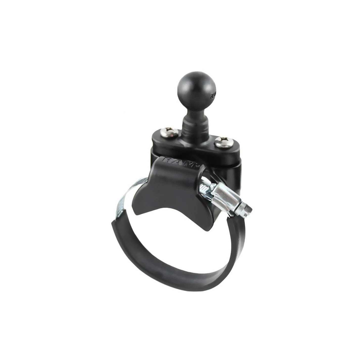 V-base with pipe clamp - (1 inch), diameter 39.9-80.0 mm