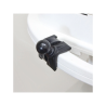 V-base with pipe clamp - (1 inch), for diameters 25.4-53.3 mm