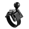 V-base with pipe clamp - (1 inch), for diameters 25.4-53.3 mm