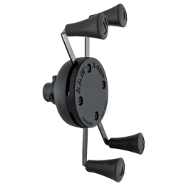 X-Grip clamp for smartphones up to 82.6 mm wide - with EZ-On connection (for handlebar mount)