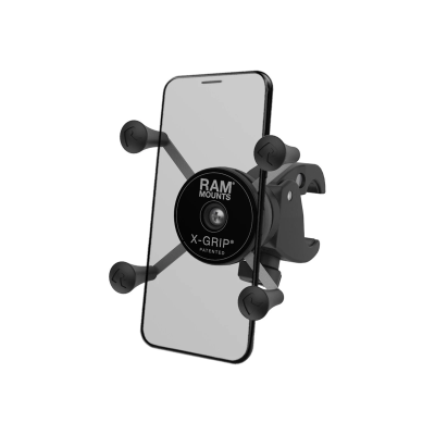 X-Grip Halterung für Smartphones bis 82,6 mm Breite - Tough-Claw klein (Durchmesser 15,9-29,0 mm), direkte X-Grip-Anbindung
