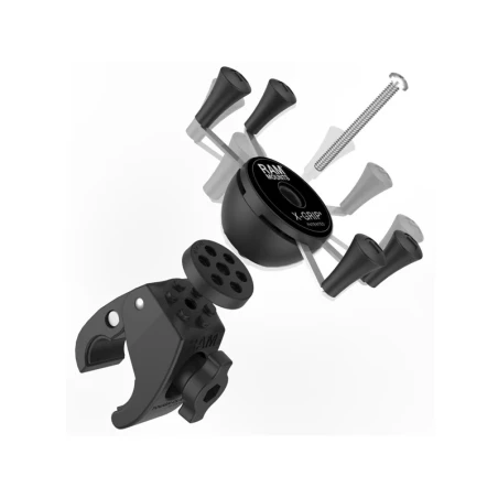 X-Grip Halterung für Smartphones bis 82,6 mm Breite - Tough-Claw klein (Durchmesser 15,9-29,0 mm), direkte X-Grip-Anbindung