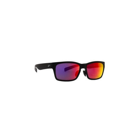 Flying Eyes Sonnenbrille Kingfisher - Rahmen schwarz glänzend, Linsen Sunset (verspiegelt)