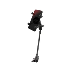 X-Grip Smartphone-Halterung (bis 82,6 mm Breite) für Rollstühle -  (1 Zoll), Diamond-Adapter (Trapez) für Sitz, RAM Pipe