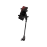 X-Grip smartphone holder (up to 82.6 mm wide) for wheelchairs - (1 inch), Diamond adapter (trapeze) for seat, RAM Pipe