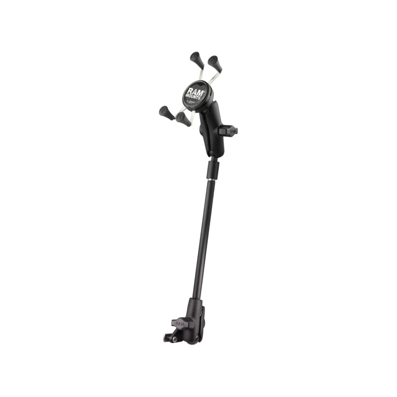 X-Grip Smartphone-Halterung (bis 82,6 mm Breite) für Rollstühle -  (1 Zoll), Diamond-Adapter (Trapez) für Sitz, RAM Pipe