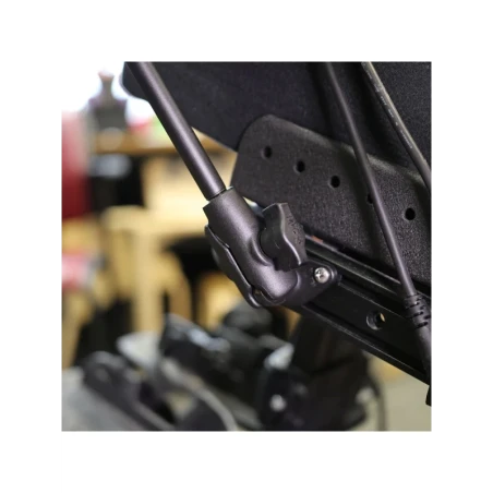 X-Grip Smartphone-Halterung (bis 82,6 mm Breite) für Rollstühle -  (1 Zoll), Diamond-Adapter (Trapez) für Sitz, RAM Pipe