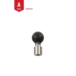 (0.56 inch) with 1/4"-20 female thread