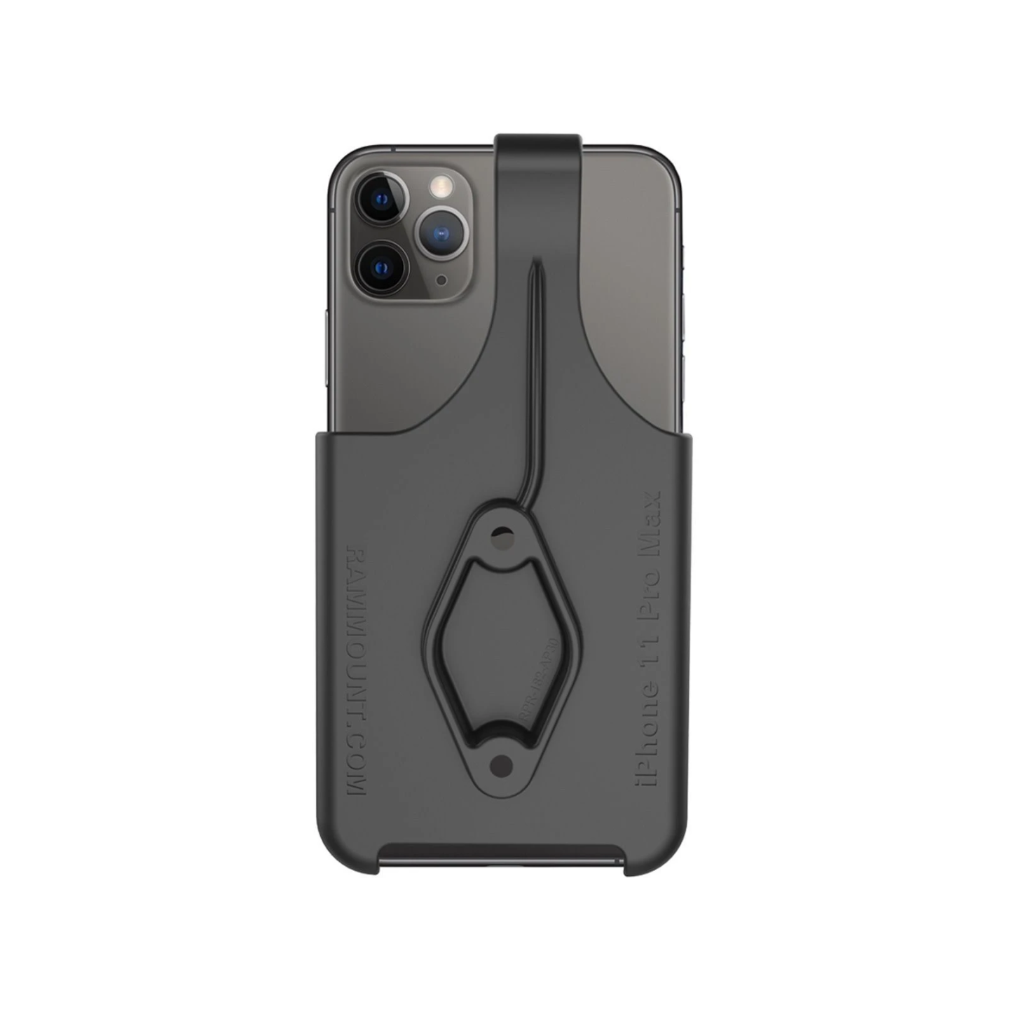 RAM® Form-Fit device holder for Apple iPhone 11 Pro Max (without protective cases etc.) - Diamond connection (trapezoid)