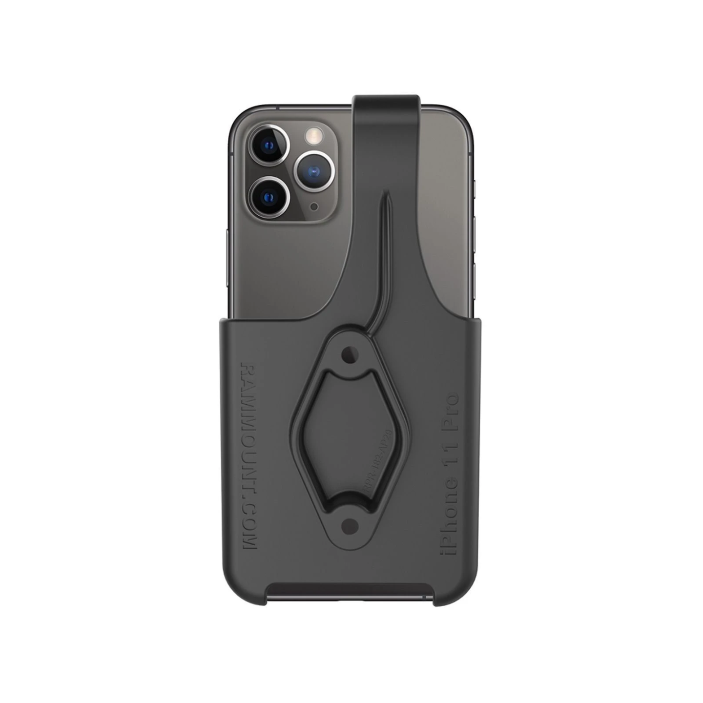 RAM® Form-Fit device holder for Apple iPhone 11 Pro (without protective cases etc.) - Diamond connection (trapezoid)