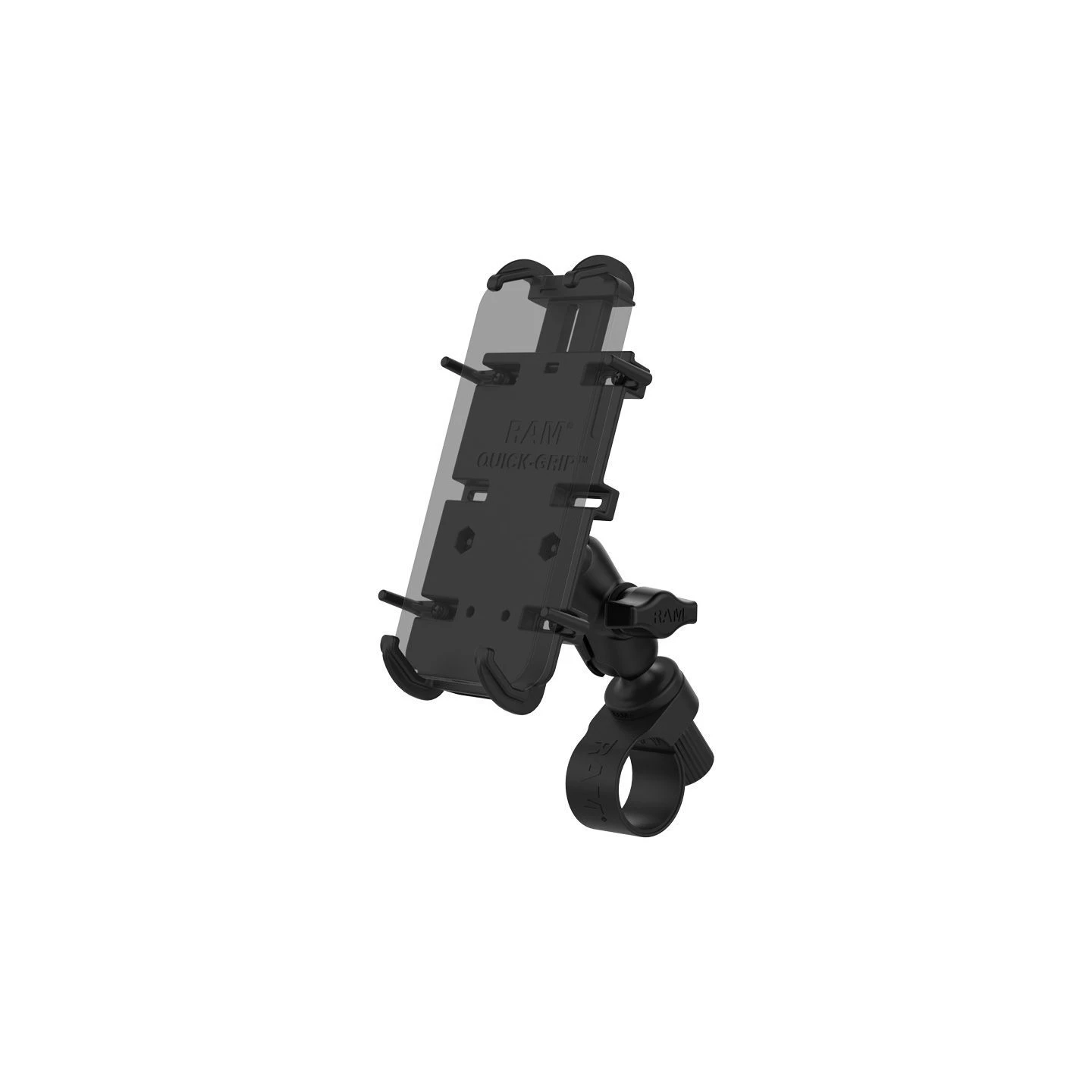 RAM Quick-Grip XL universal mount for handlebars / tubes with Tough-Strap base - (1 inch), composite material