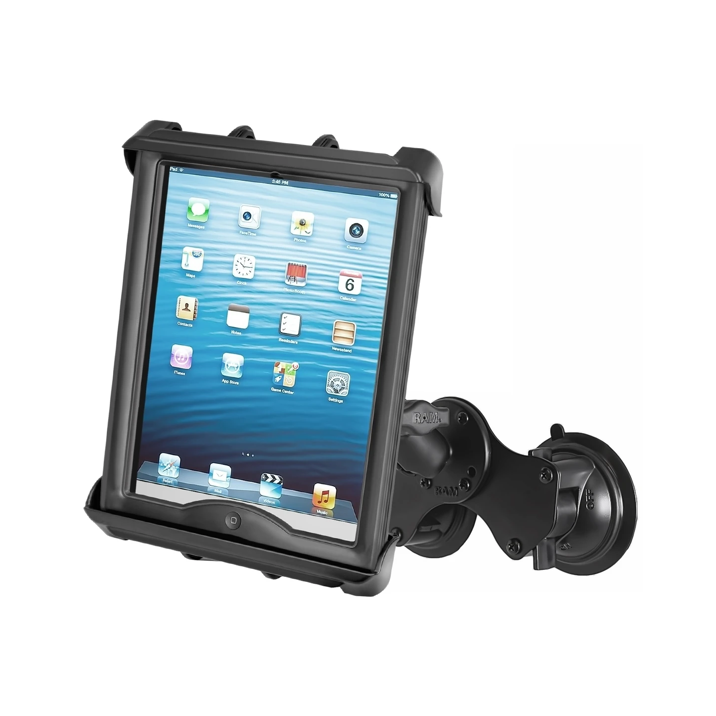 RAM iPad holder with double suction base 13 for cockpit & vehicle | Sky Fox