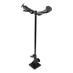 Ratchet Standhalterung mit Doppelhalterung (AMPS) - Stab ca. 600 mm,  Aufnahmen (1,5 Zoll, oben)