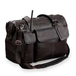 Lightspeed Gann - Pilotenledertasche, dunkelbraun