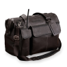 Lightspeed Gann - Aviator leather bag, dark brown