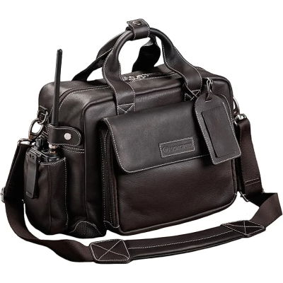 Lightspeed Markham - Pilotenledertasche, dunkelbraun
