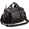 Lightspeed Markham - Aviator Leather Bag, Dark Brown