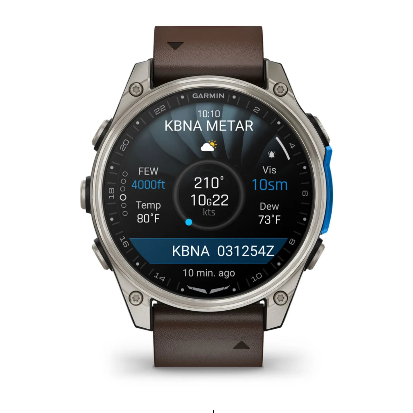Garmin D2 Mach 2 – 47mm Smartwatch with Leather Band