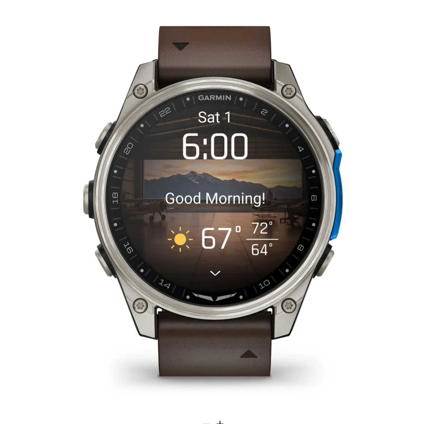 Garmin D2 Mach 2 – 47mm Smartwatch with Leather Band