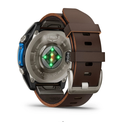 Garmin D2 Mach 2 - 47mm Smartwatch mit Lederband