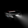 D2™ Air X15 Silver with black silicone strap, silver-colored case
