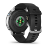 D2™ Air X15 Silver with black silicone strap, silver-colored case
