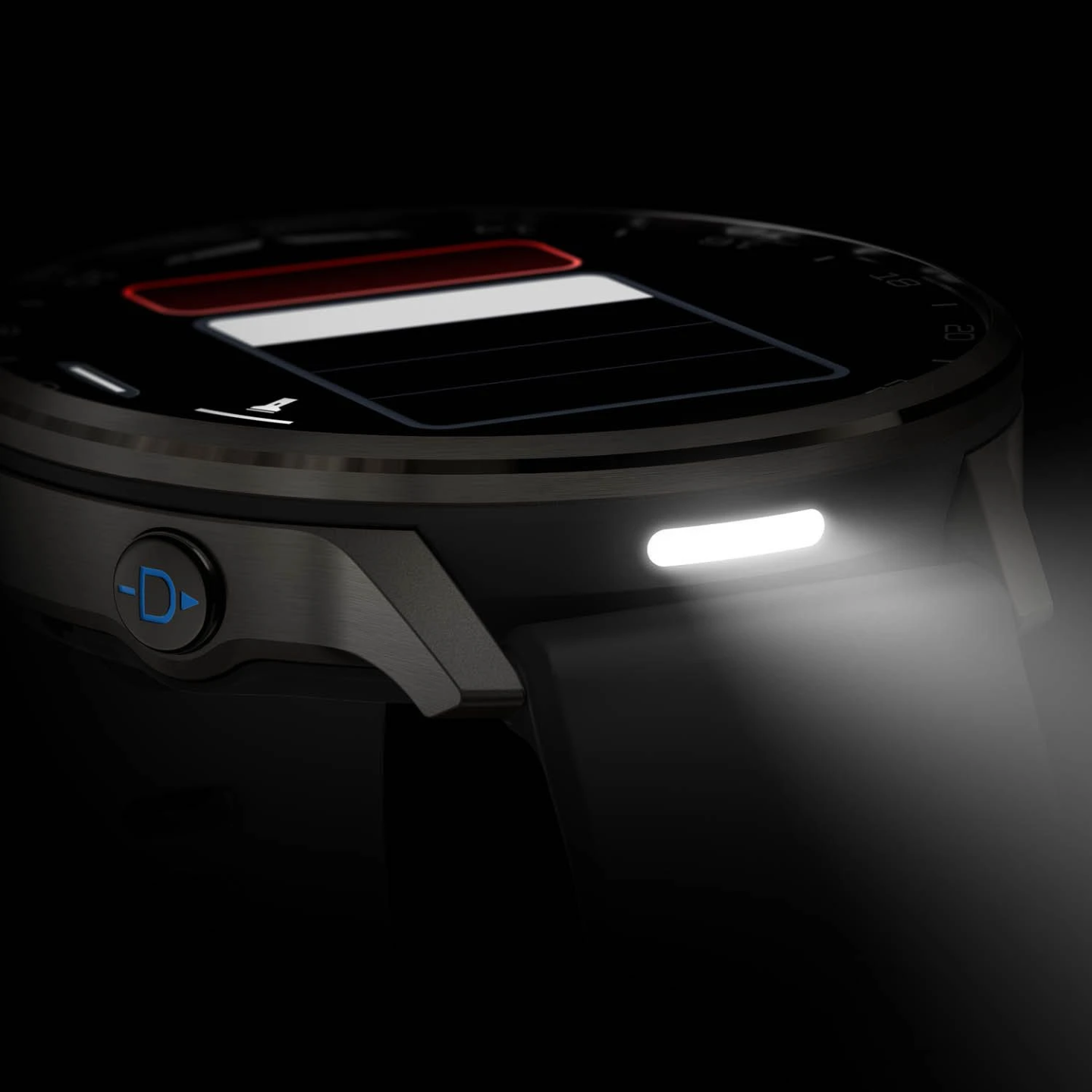 D2™ Air X15 Black strap, slate-colored case