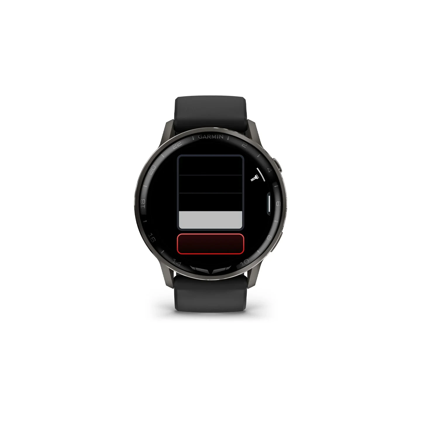 D2™ Air X15 Black strap, slate-colored case