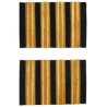 Premium Flight Captain Rank Insignia – Shoulder Stripes for Pilots, four stripes, gold-coloured