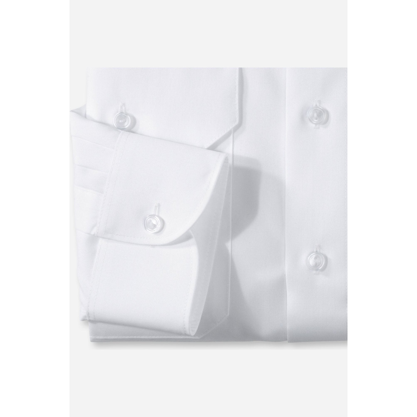 White pilot shirt - short sleeves, tailored, modern fit