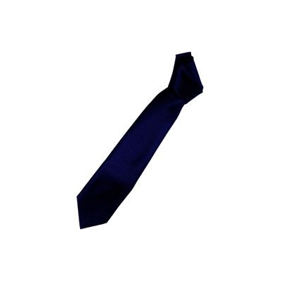 Krawatte dunkelblau, uni - ca. 146 cm lang, ca. 7,5 cm Spitzenbreite