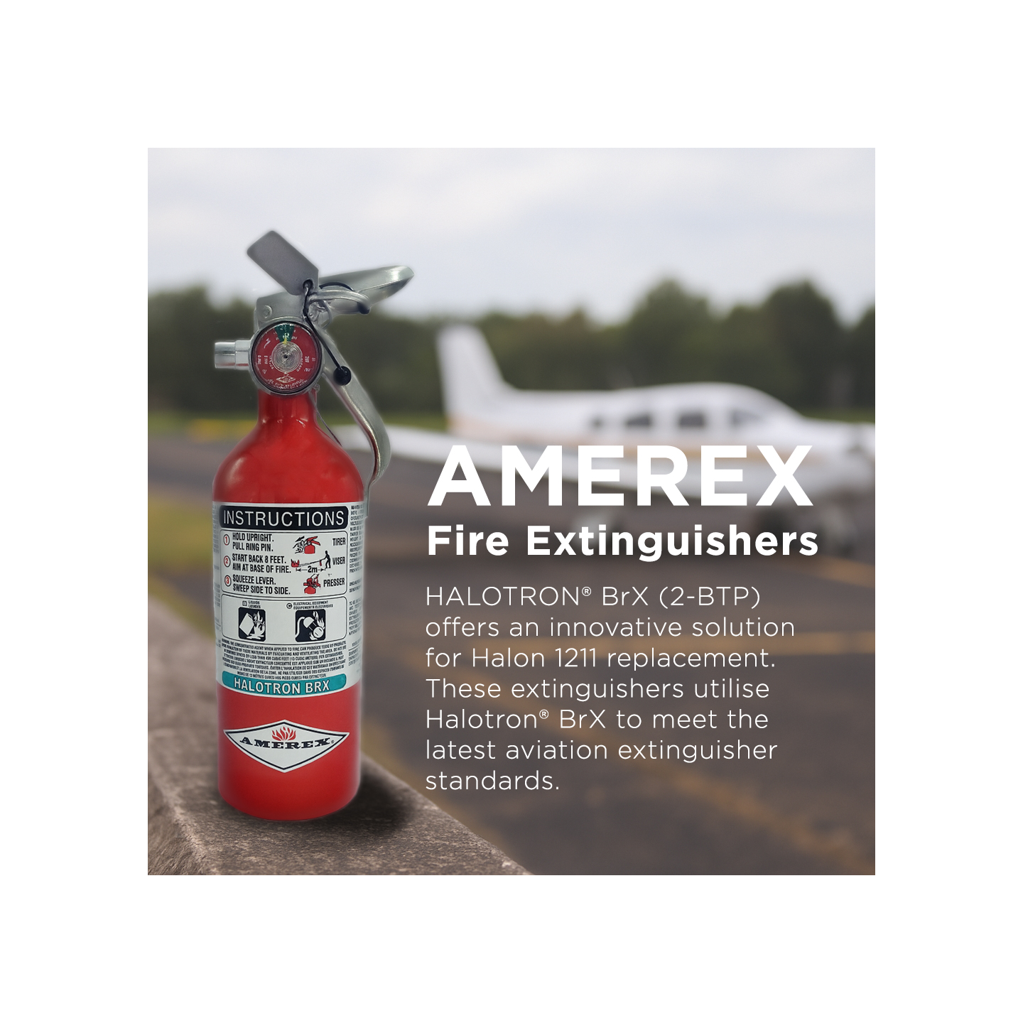 HALOTRON® BrX (2-BTP) Fire Extinguisher Model 337TS