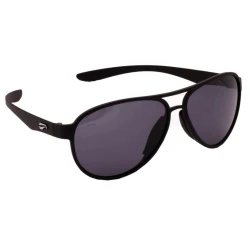 Flying Eyes Sonnenbrille Kestrel Aviator - Rahmen matt schwarz, Linsen grau