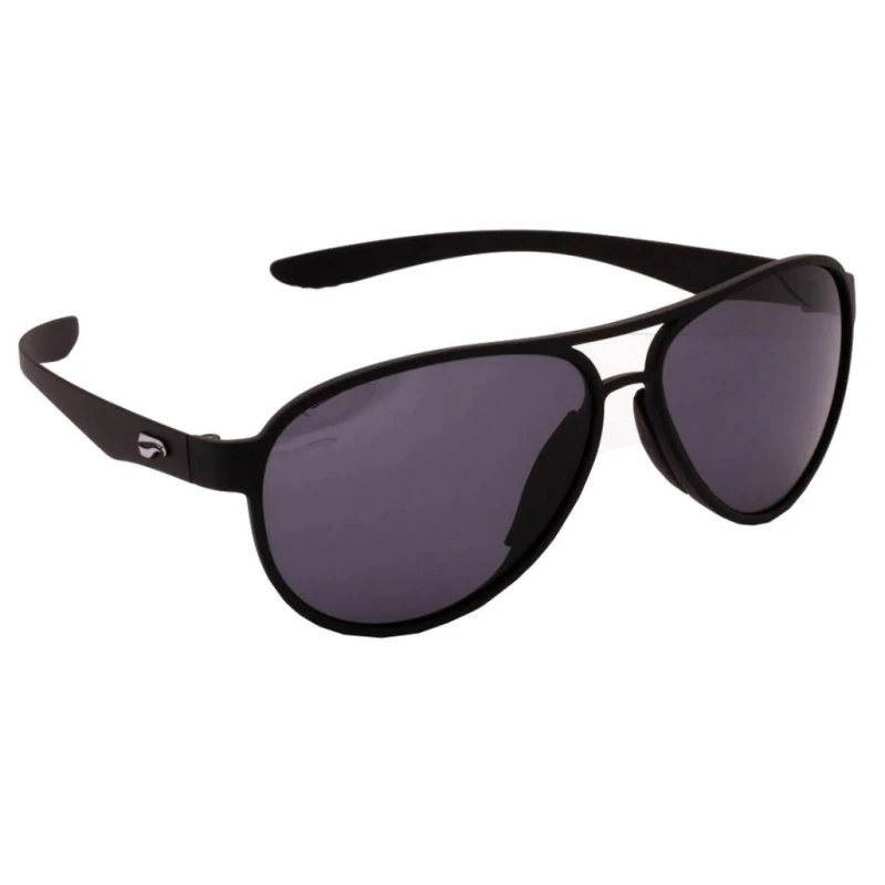 Flying Eyes Sonnenbrille Kestrel Aviator - Rahmen matt schwarz, Linsen grau