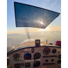 AviationShade + Case - flat windshield