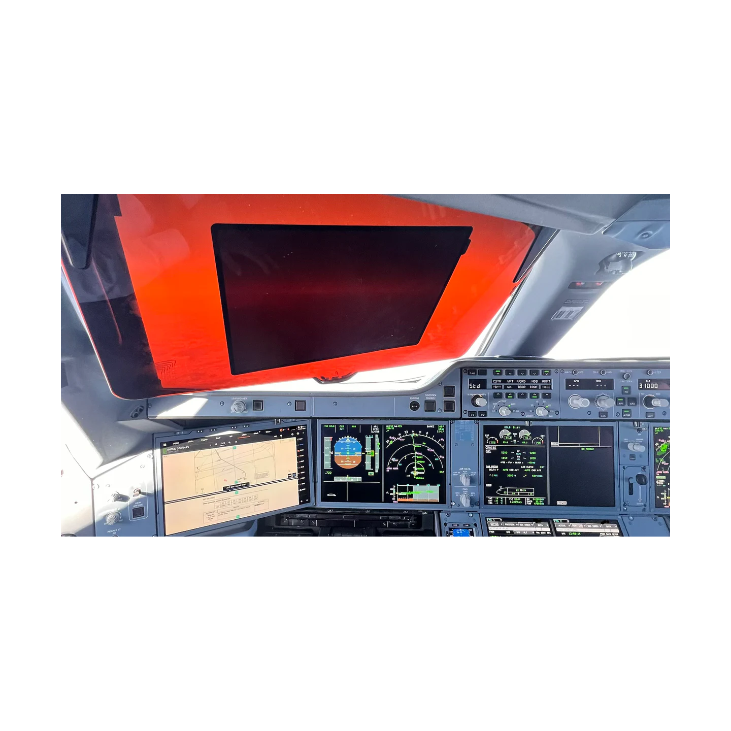 AviationShade + Case - curved windshield