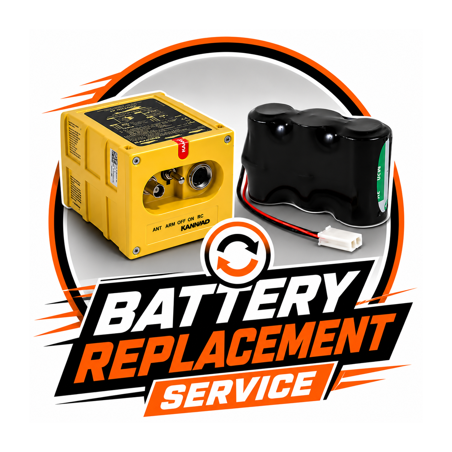 Batterieaustausch sowie obligatorische Prüfung (Preis ohne Batterie)
