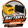 Battery replacement including ELT programming (price excludes battery)