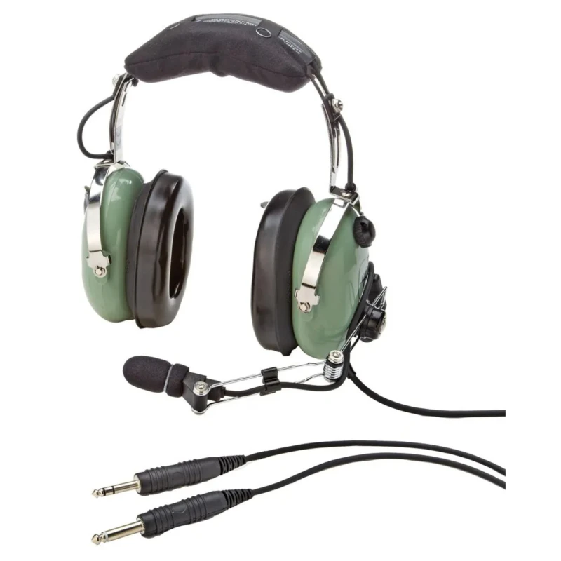 David Clark H10-30 Headset - Twin Plugs, Straight Cord, passive