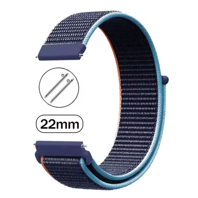 Armband Dunkelblau für Garmin-Uhren etc. mit 22mm Abstand