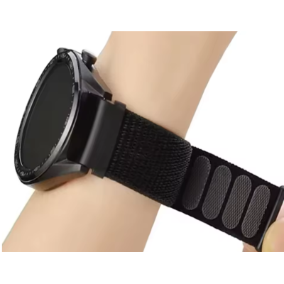 Armband schwarz braun blau für Garmin-Uhren etc. mit 22mm Abstand