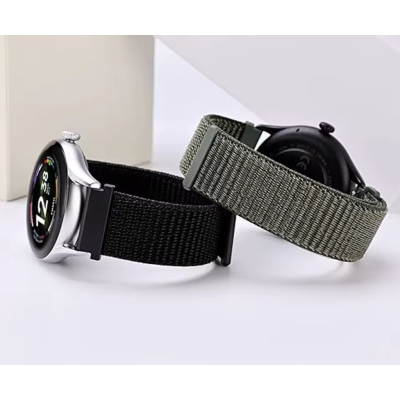 Armband schwarz braun blau für Garmin-Uhren etc. mit 22mm Abstand