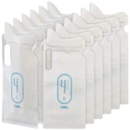 Set of 12 urine bags for on the go