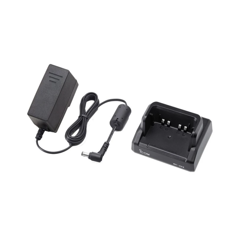 ICOM Schnell-Ladegerät für Li-Ion Akku-Pack von IC-A25NE / -A25CE (BC-224) - inkl. Netzteil