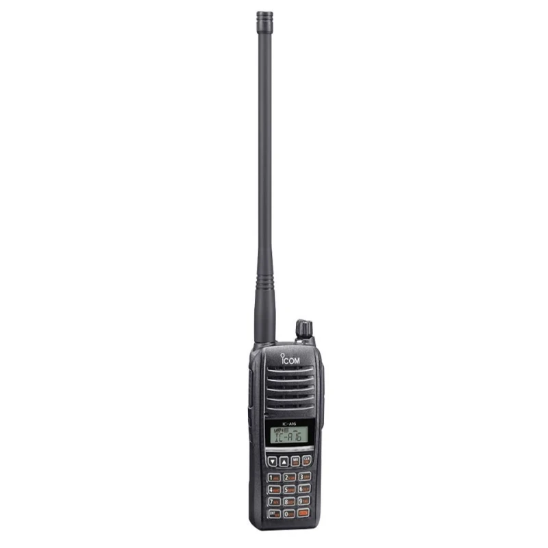 ICOM Flugfunk-Handfunkgerät IC-A16E (32) - 8,33 & 25 kHz Raster, COM Kanäle, Bluetooth