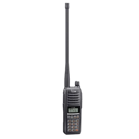 ICOM Flugfunk-Handfunkgerät IC-A16E (32) - 8,33 & 25 kHz Raster, COM Kanäle, Bluetooth