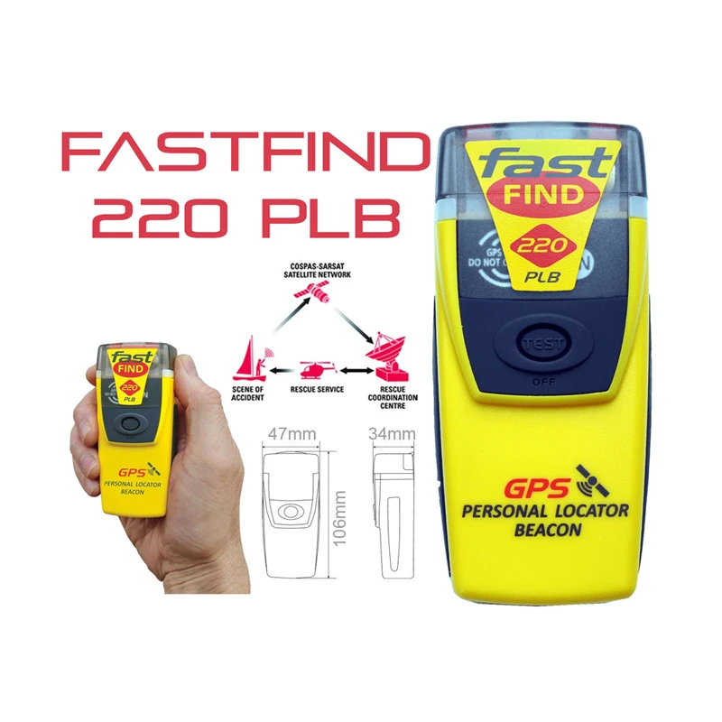 FastFind 220 Personal Locator Beacon PLB Notsender | GPS, Galileo GNSS