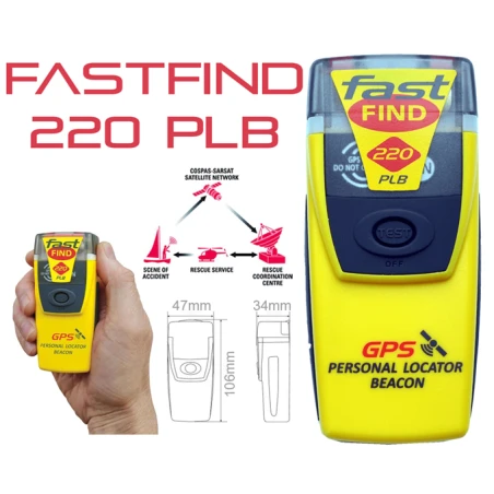 FastFind 220 Personal Locator Beacon PLB Notsender | GPS, Galileo GNSS